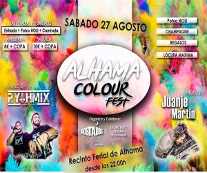El café-pub Los Tajos organiza la fiesta de los colores