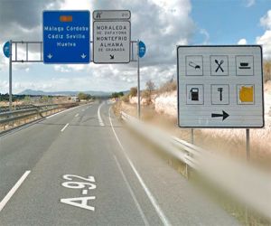 La A-92 contará con nuevas señalizaciones que potenciarán los lugares turísticos como Alhama