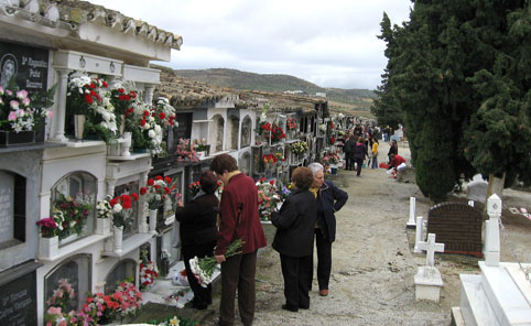  Cementerio de Alhama, el uno de noviembre de 2008 