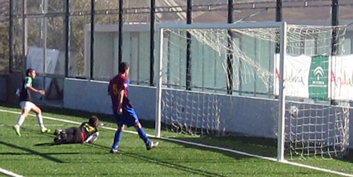  Primer gol de la UD Alhameña Juvenil  