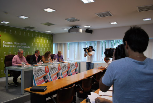  Momento de la presentacion en la sede de la Diputación Provincial 