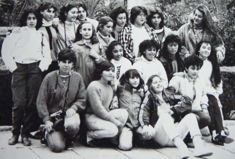 Algunas  de las integrantes de la generación'72 en foto restrospectiva  