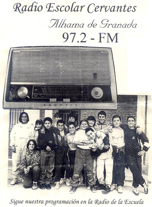  En el cole tuvimos nuestra propia radio, la montó Antonio Tojas y Juan Cabezas 