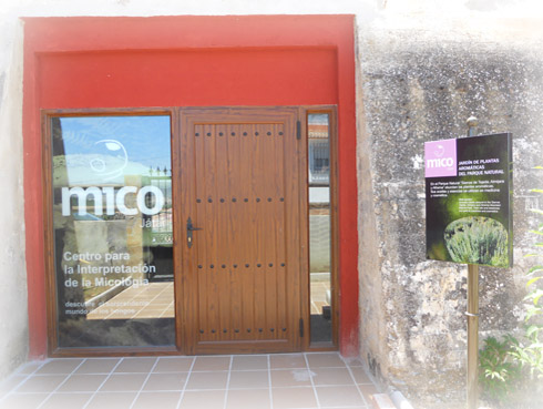 Entrada del museo micológico  Mico-Játar