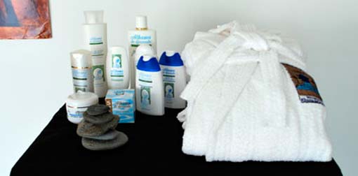 Productos de belleza del balneario de Alhama 