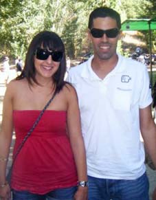 Victor Peula y su compañera Pili Díaz (una pareja de altura) 