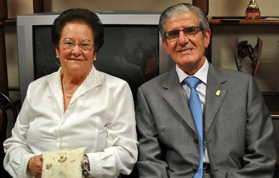 Natalia Pérez y Eusebio Ubiña, los homenajeados este año 2012