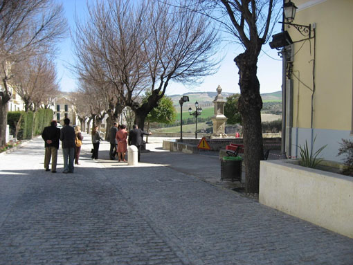  La calle el día de la inauguración del nuevo adoquinado el 28 de febrero de 2007 