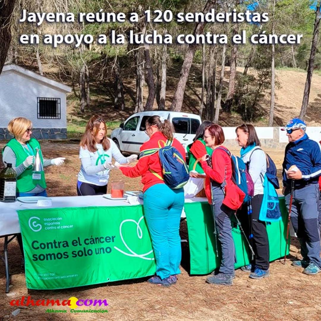 Pasos de Solidaridad: Jayena Reúne a 120 Senderistas en apoyo a la lucha contra el cáncer