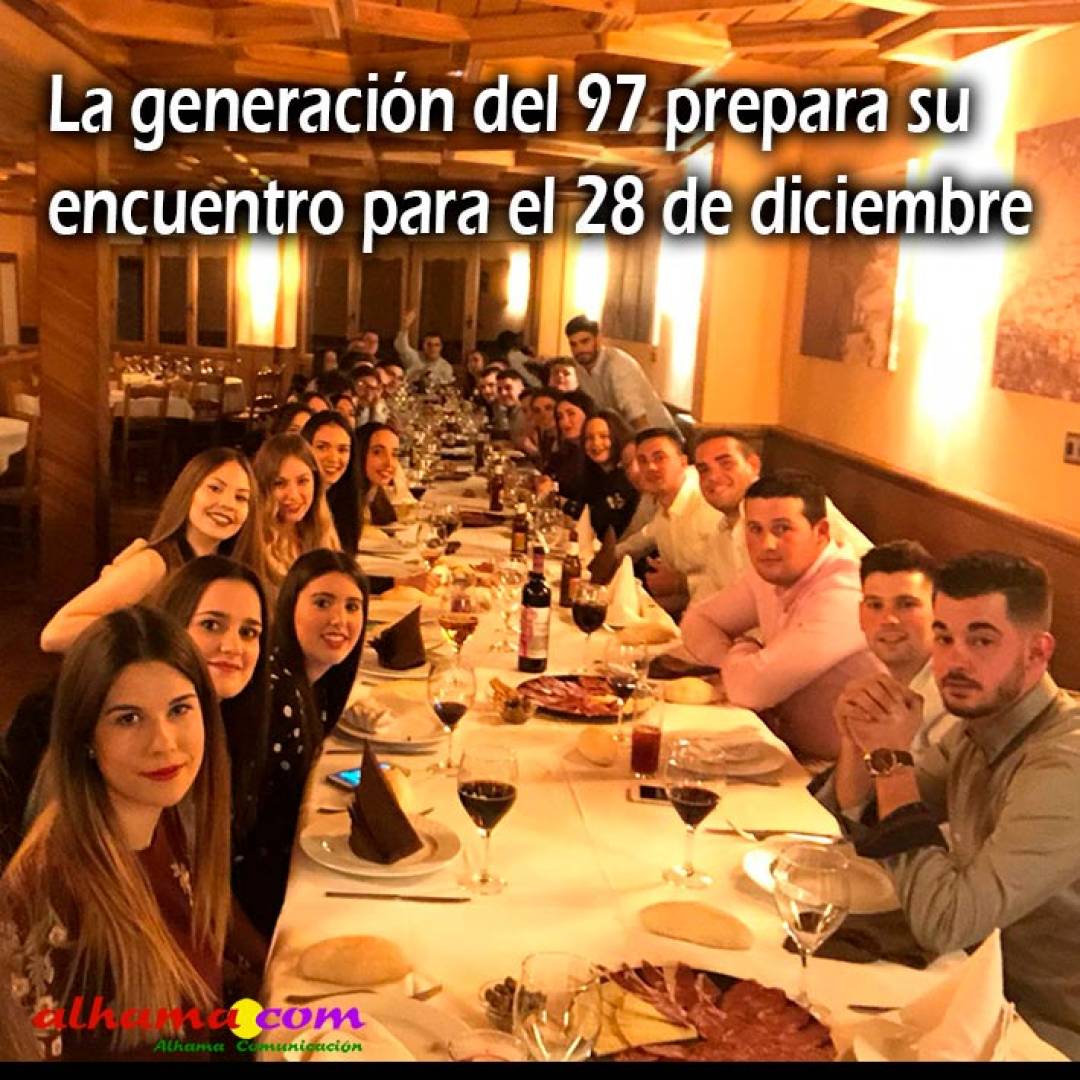 La generación del 97 prepara su encuentro para el 28 de diciembre 2024