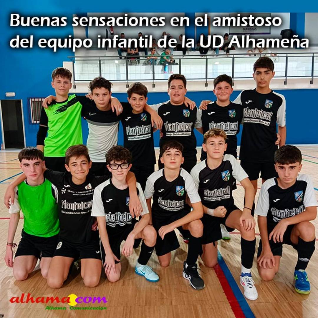 Buenas sensaciones en el amistoso del equipo infantil de la UD Alhameña