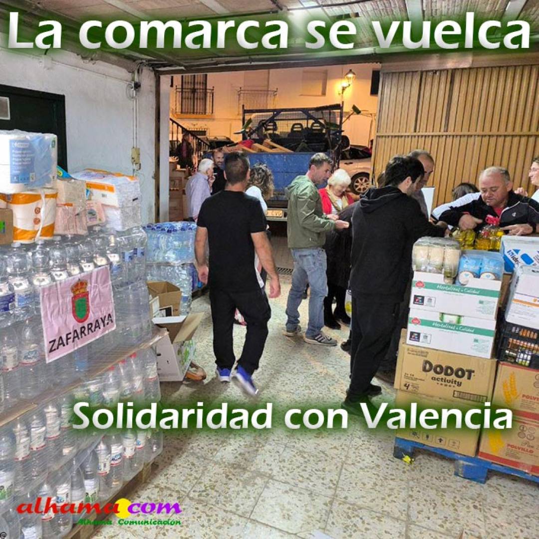 Volcados en solidaridad con Valencia