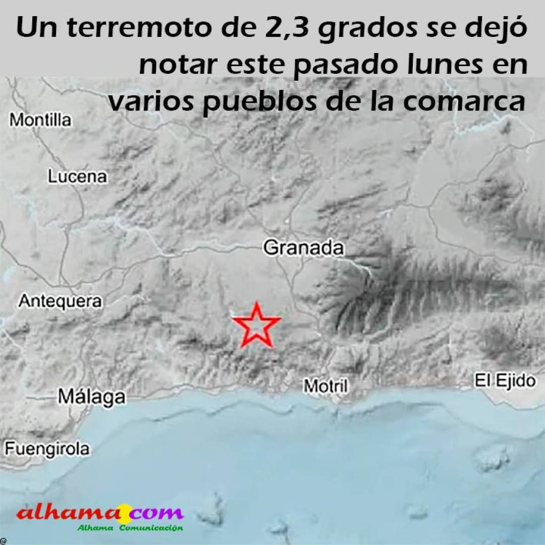 Un terremoto de 2,3 grados se dejó notar este pasado lunes en varios pueblos de la comarca