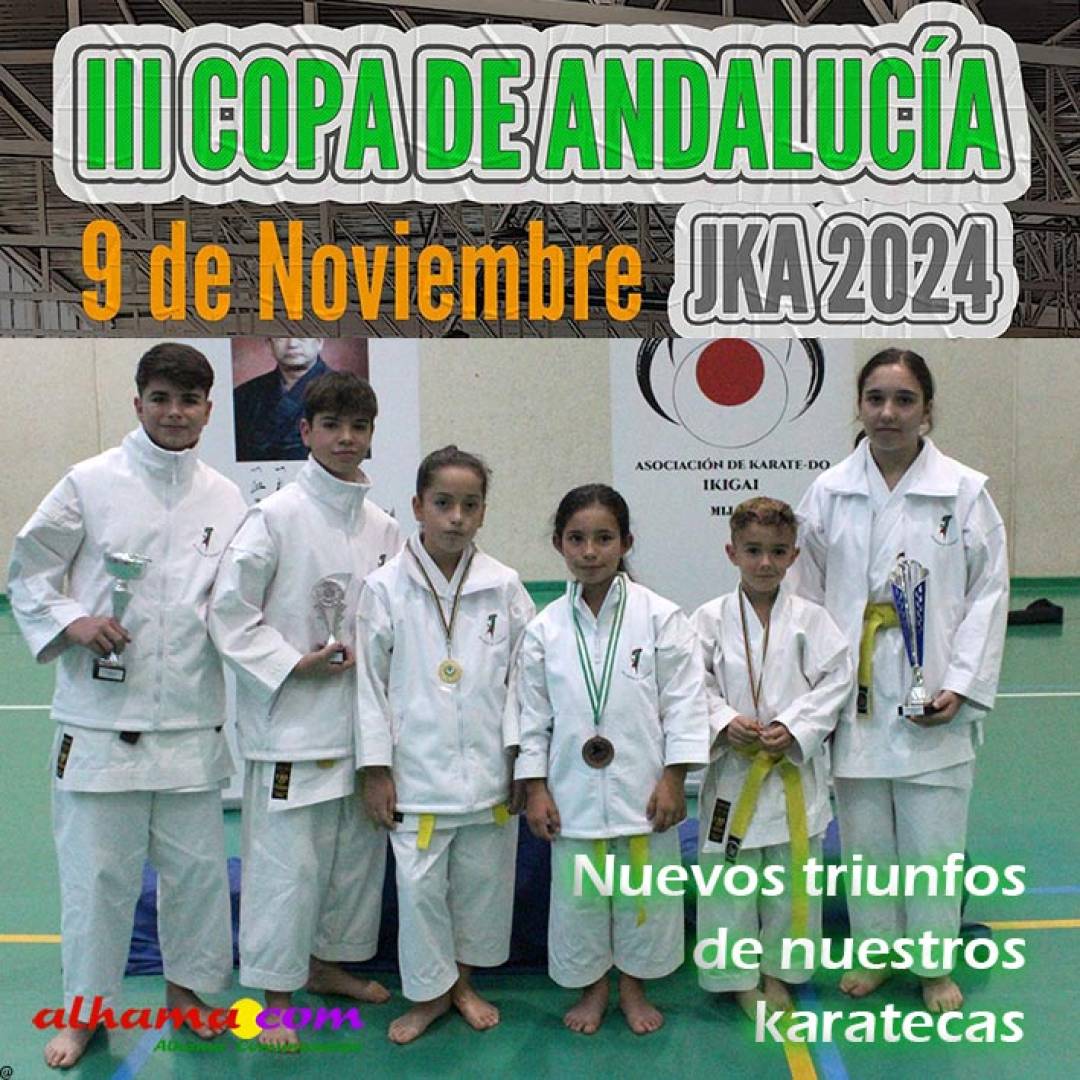 La Copa de Andalucía de Karate JKA, un éxito deportivo en La Cala de Mijas (Málaga)