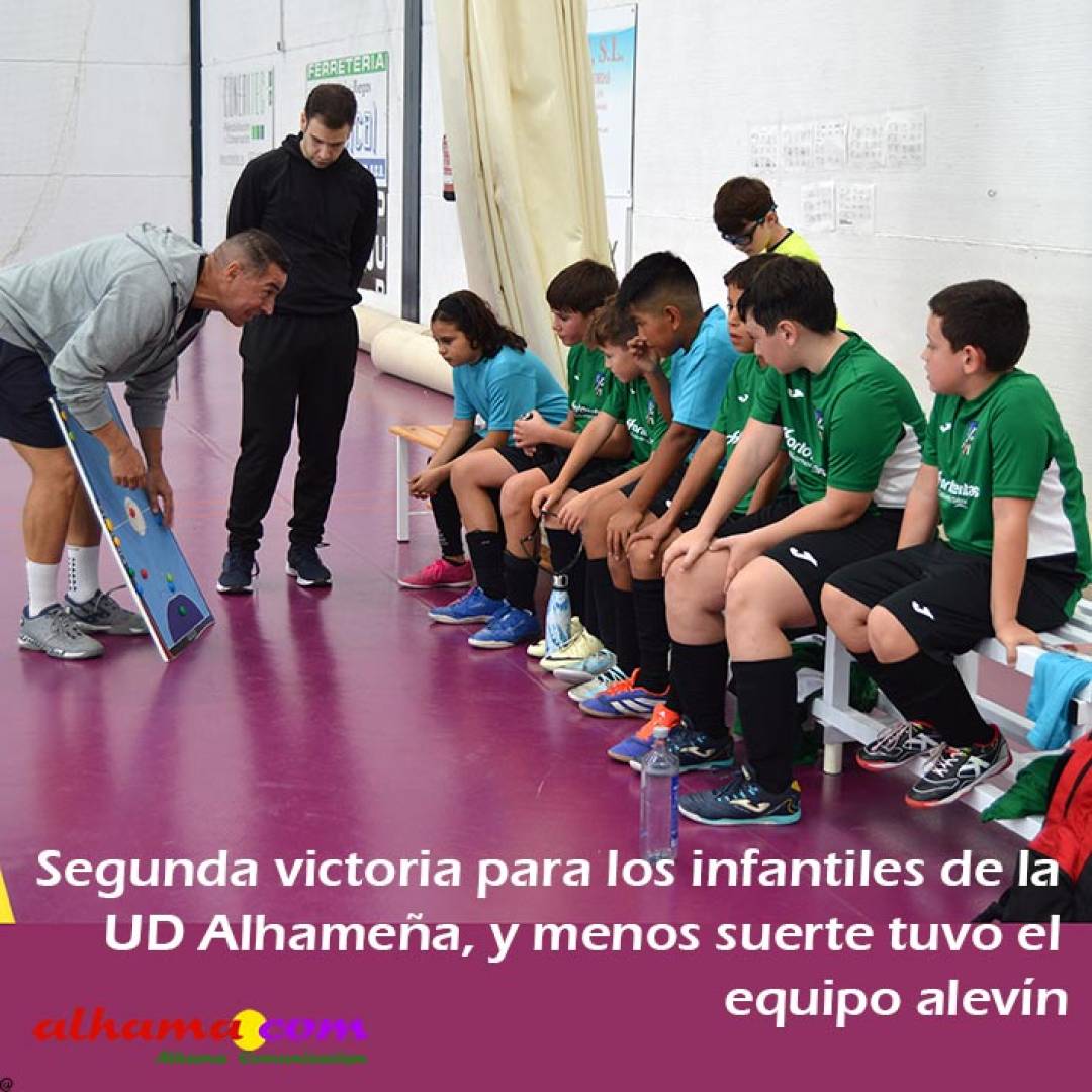 Segunda victoria para los infantiles de la UD Alhameña