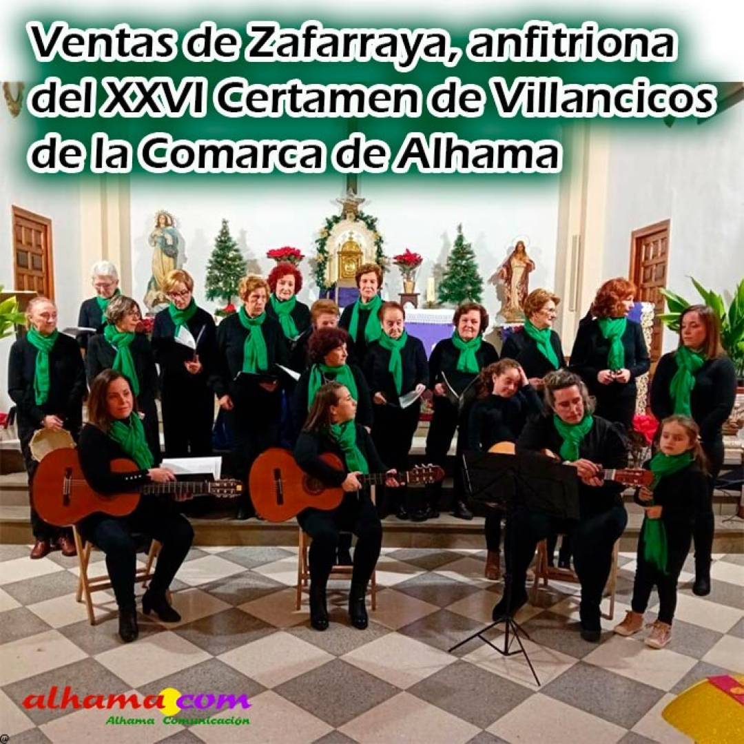 Ventas de Zafarraya, anfitriona del XXVI Certamen de Villancicos de la Comarca de Alhama