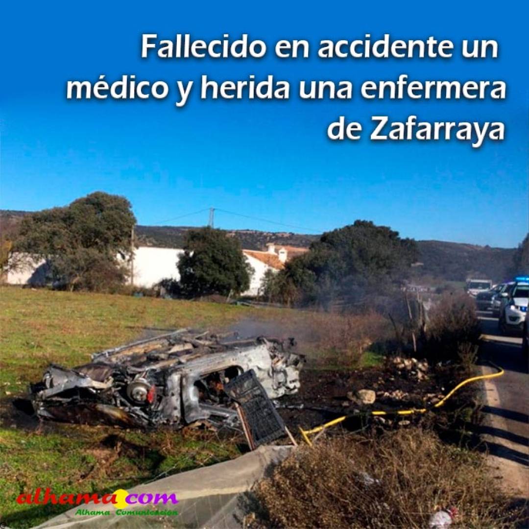 Fallecido en accidente un médico y herida una enfermera de Zafarraya