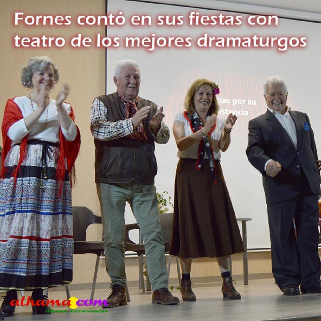 Fornes contó en sus fiestas con teatro de los mejores dramaturgos