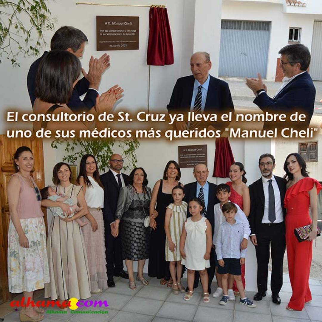 Santa Cruz del Comercio se vuelca en un emotivo homenaje al que fuera su médico, Manuel Cheli: