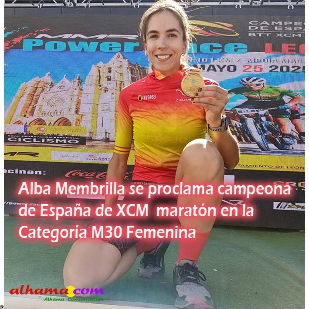 Alba Membrilla se proclama campeona de España de XCM maratón en la Categoría M30 Femenina