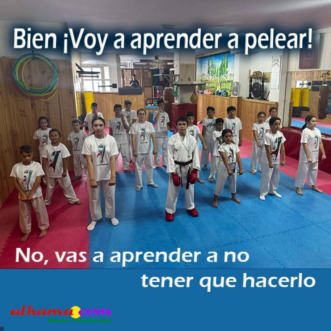 Bien ¡Voy a aprender a pelear!