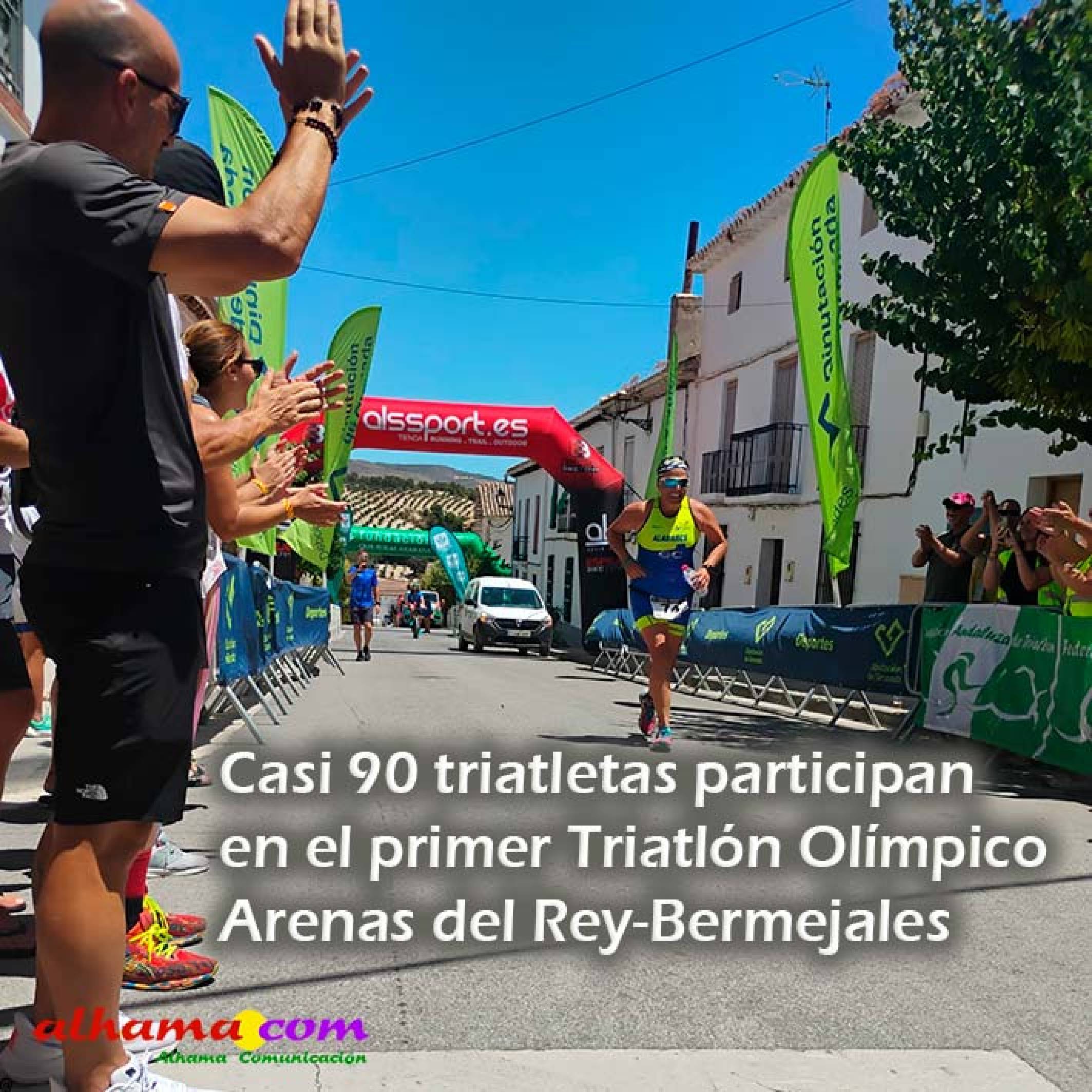Casi 90 triatletas participan en el primer Triatlón Olímpico Arenas del Rey-Bermejales