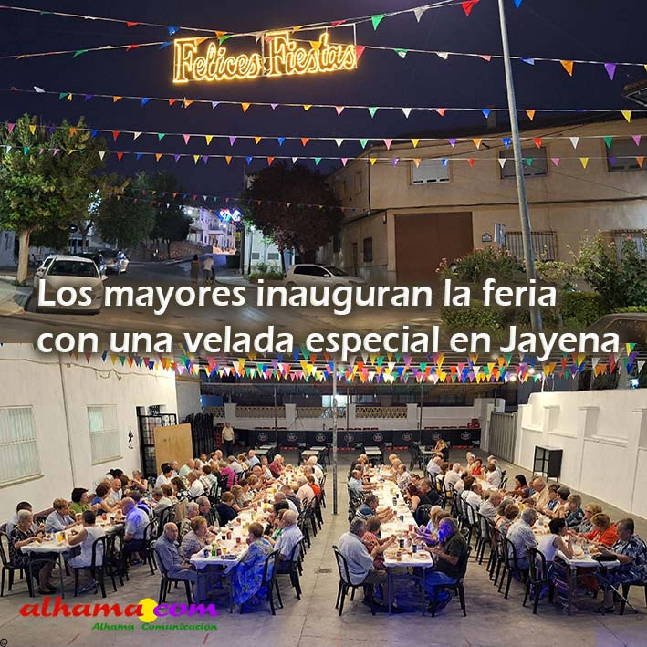 Los mayores inauguran la feria con una velada especial en Jayena