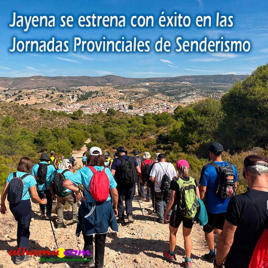 El nuevo club senderista de Jayena se estrena con éxito en las Jornadas Provinciales de Senderismo