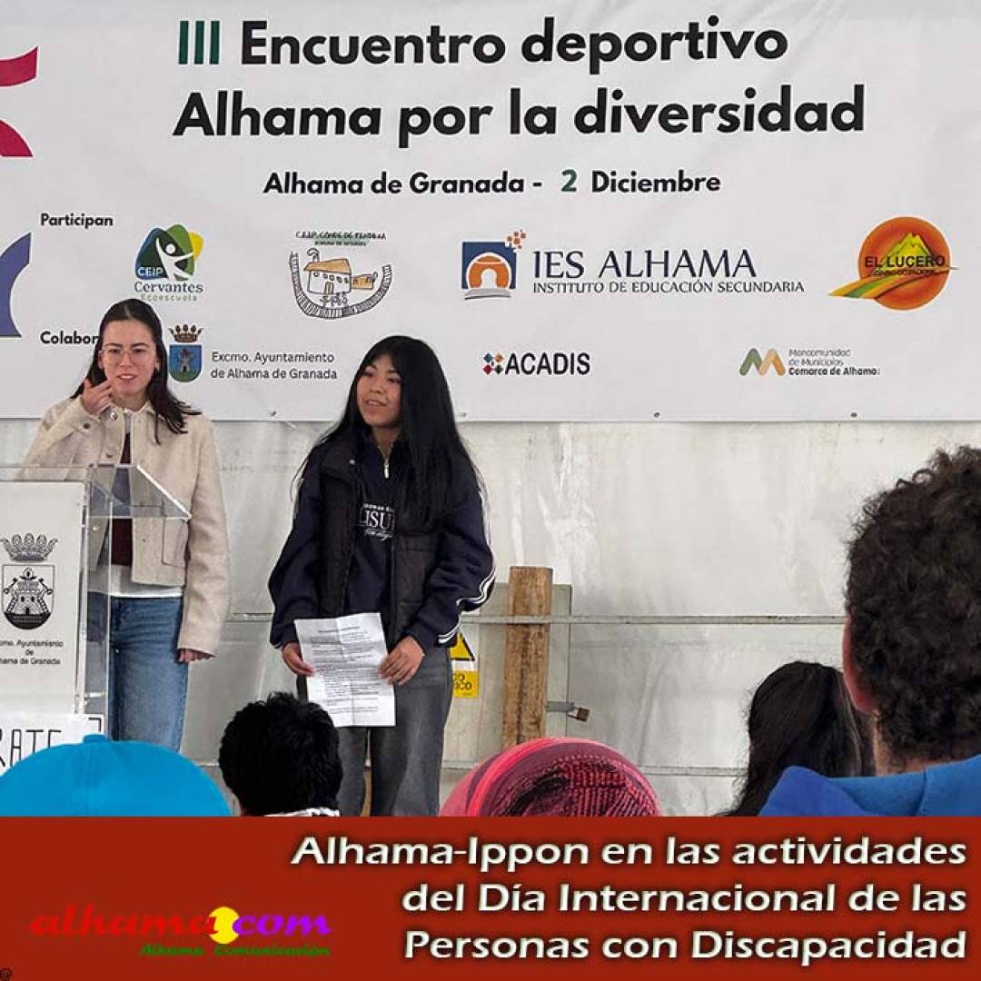 Alhama-Ippon en las actividades del Día Internacional de las Personas con Discapacidad
