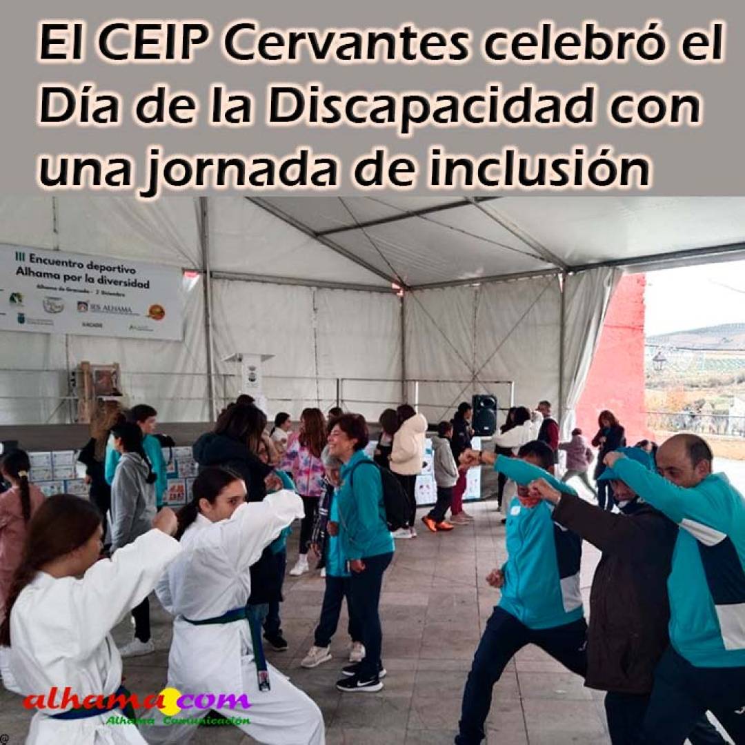 El CEIP Cervantes celebra el Día de la Discapacidad con una jornada de inclusión