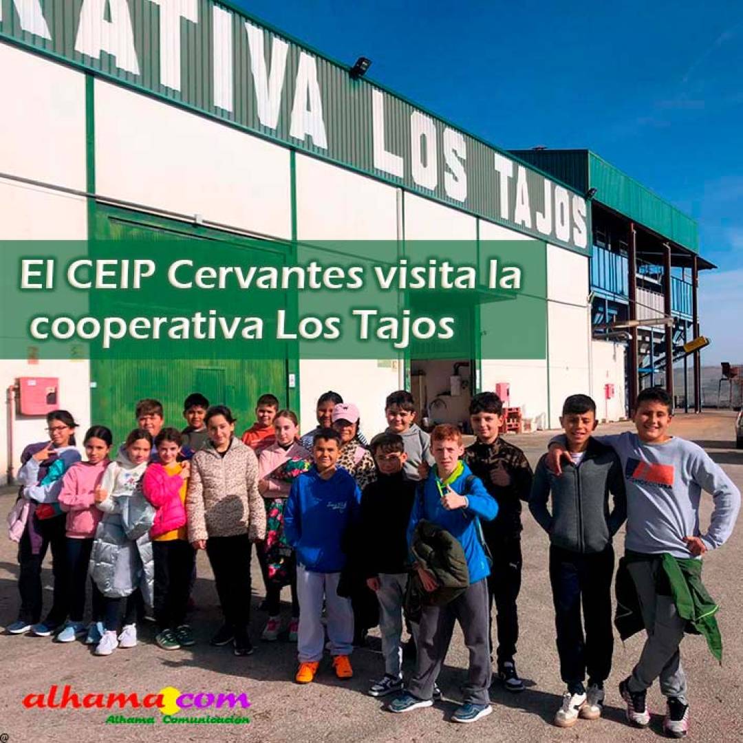 El CEIP Cervantes visita la cooperativa Los Tajos