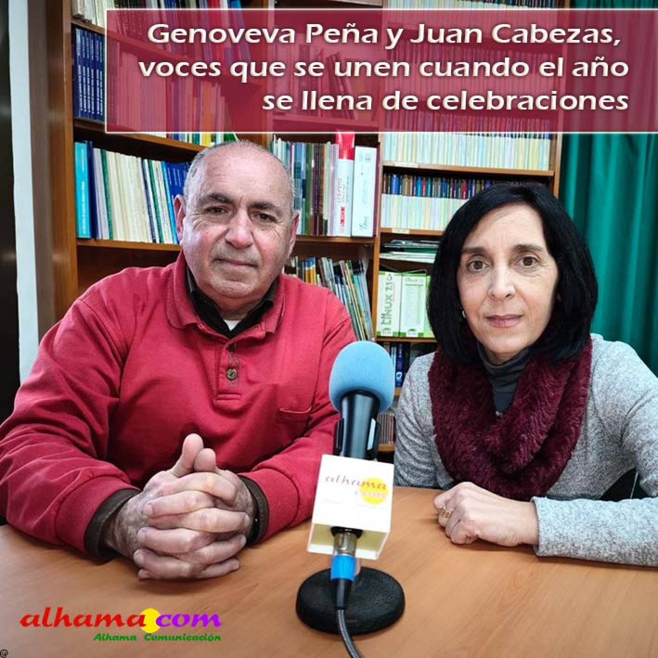Genoveva Peña y Juan Cabezas, voces que se unen cuando el año se llena de celebraciones