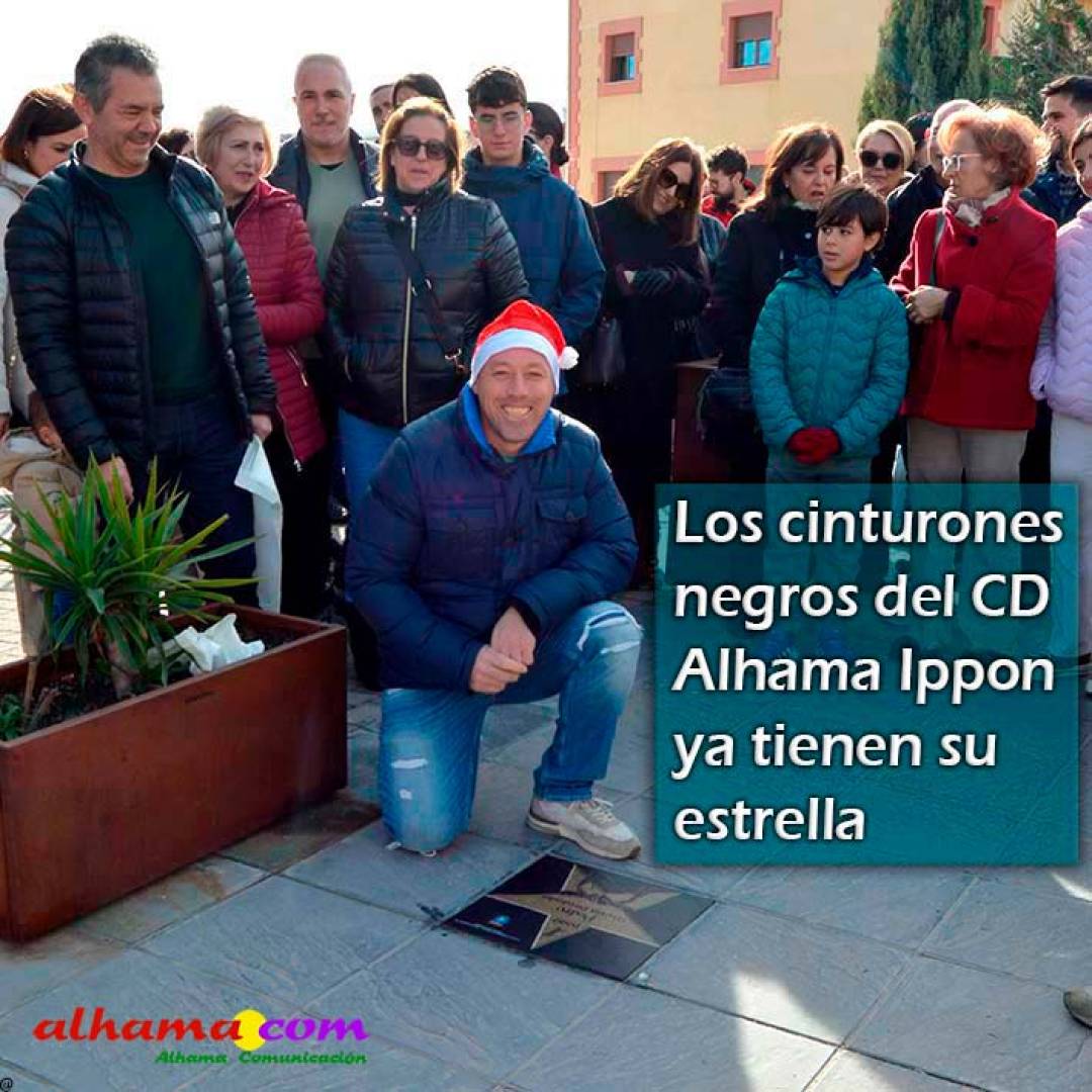 Los cinturones negros del CD Alhama Ippon ya tienen su estrella