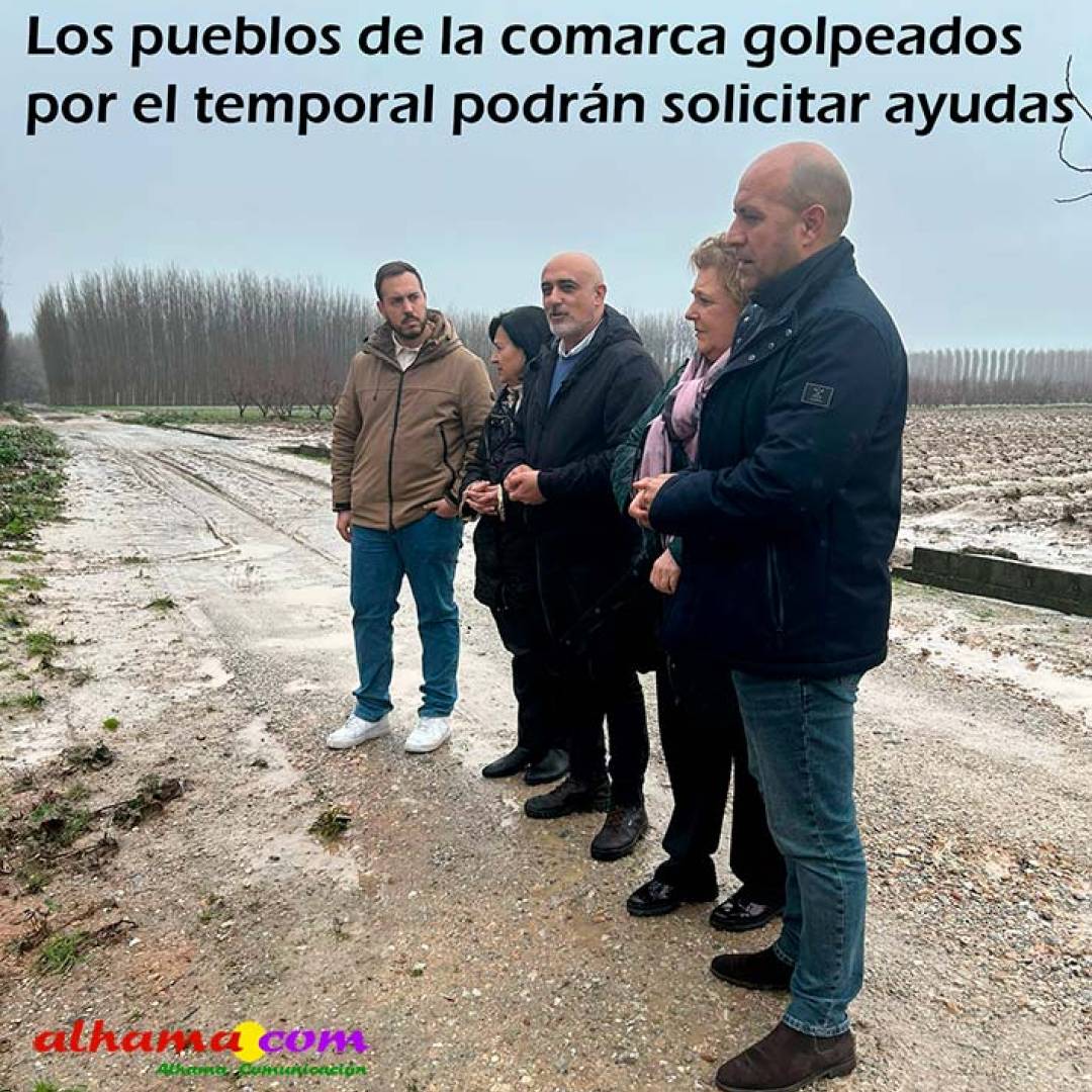 Los pueblos de la comarca golpeados por el temporal podrán solicitar ayudas