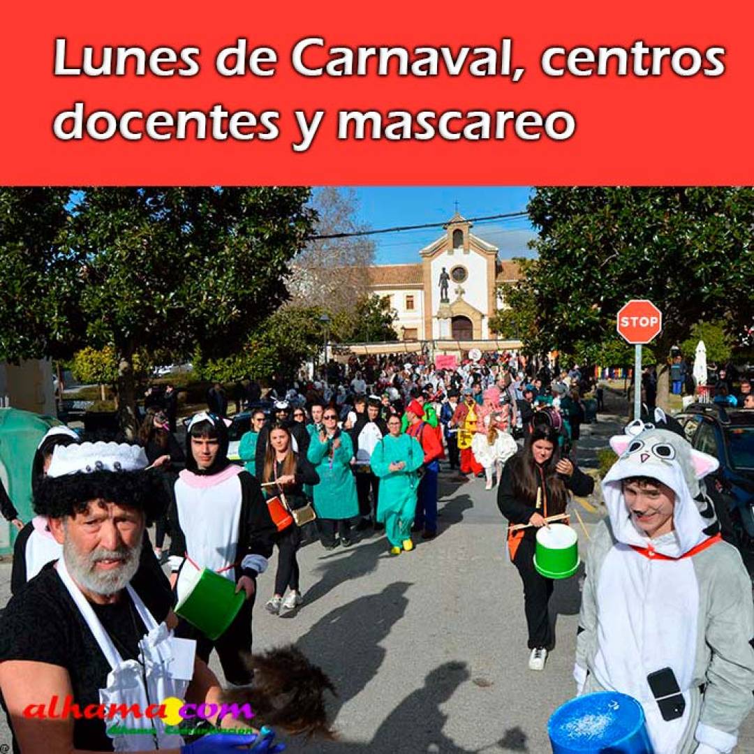 Lunes de Carnaval, centros docentes y mascareo