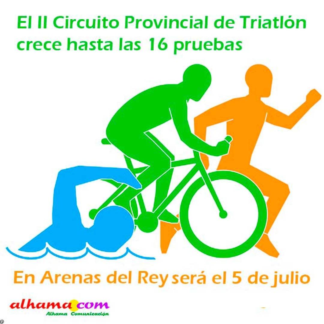 El II Circuito Provincial de Triatlón crece hasta las 16 pruebas y suma cinco más que en la pasada edición