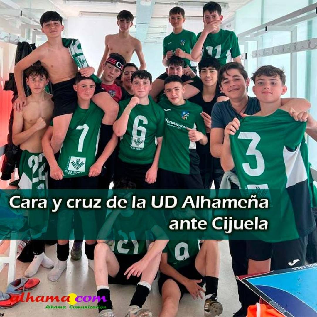 Cara y cruz de la UD Alhameña ante Cijuela
