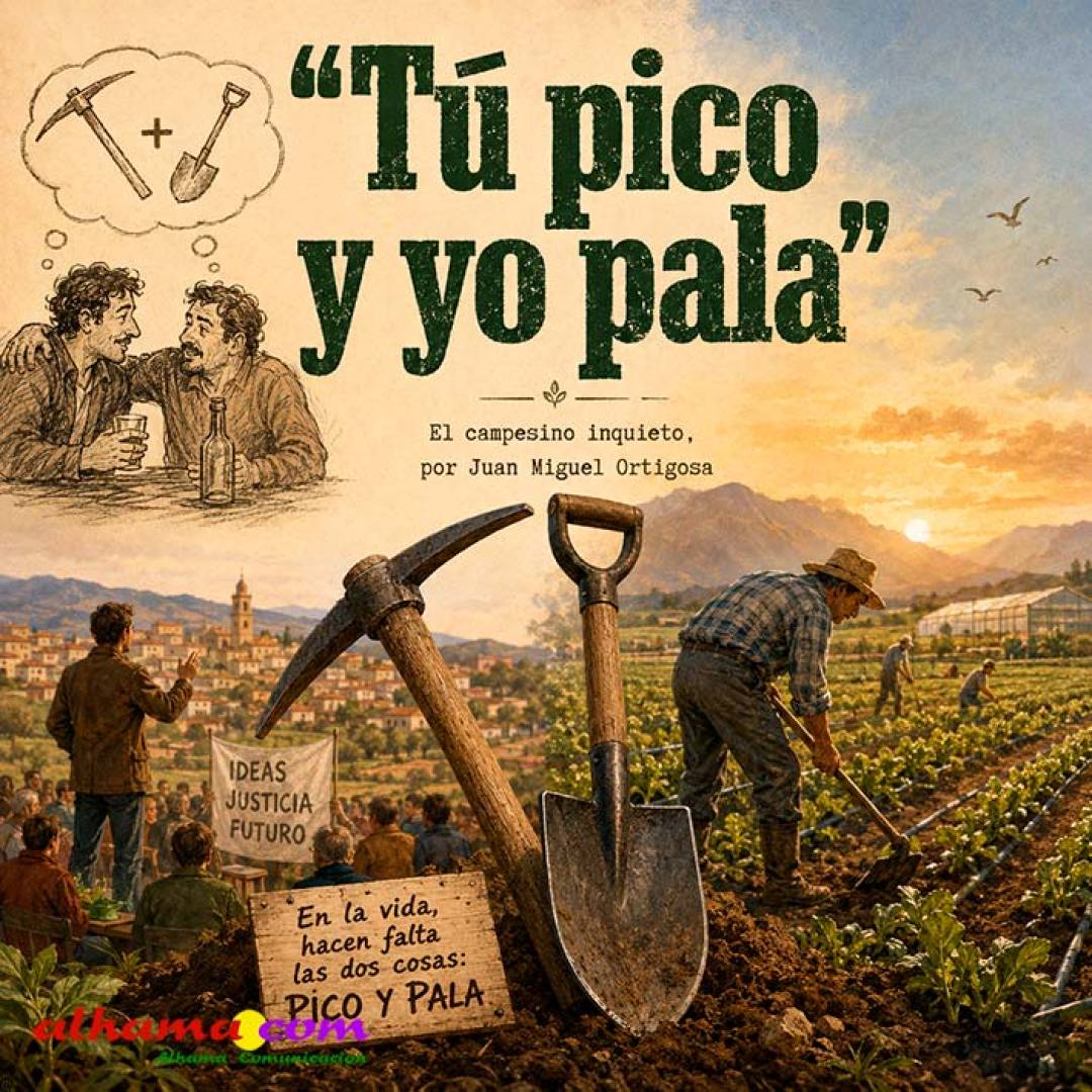 “Tú pico y yo pala”