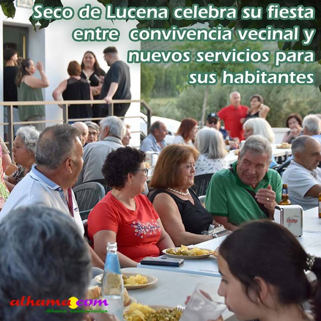 Seco de Lucena celebra sus fiestas de San Antonio entre convivencia vecinal y nuevos servicios para sus habitantes