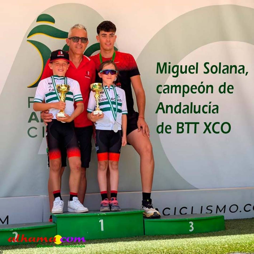 Miguel Solana, campeón de Andalucía de BTT XCO