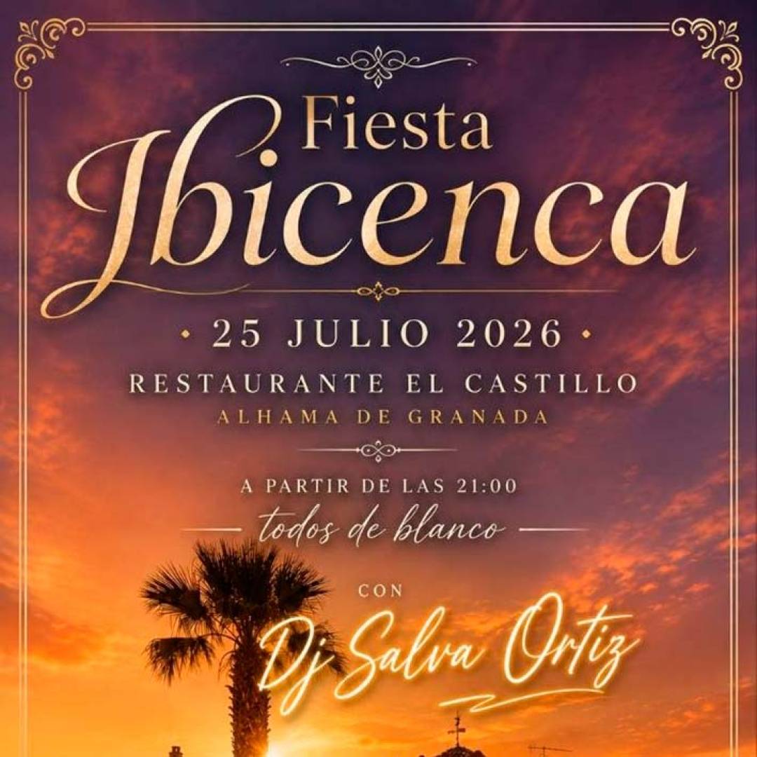 Fiesta ibicenca en el castillo del Paseo del Cisne el sábado 25 de julio