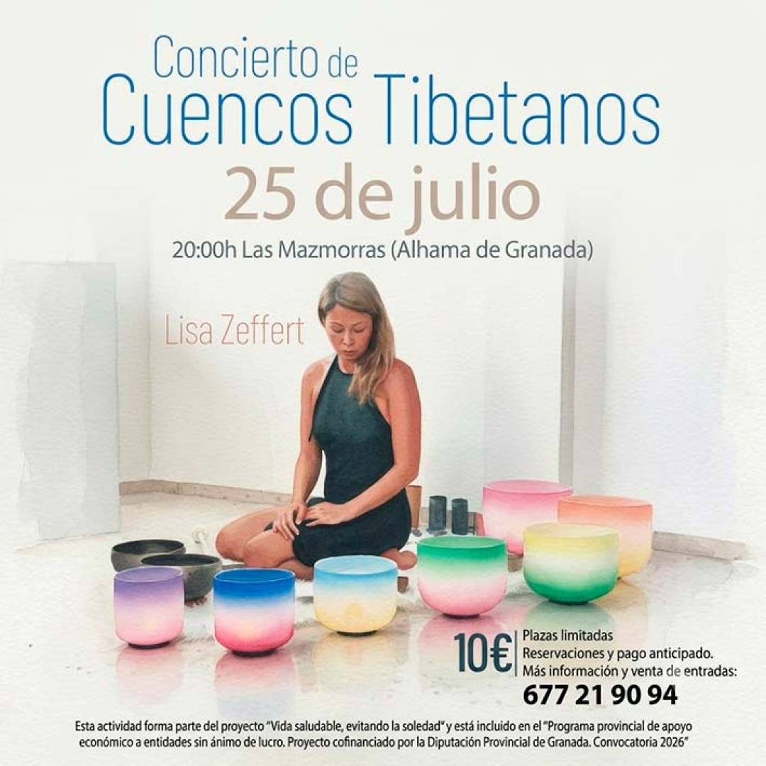 Alhama de Granada acogerá un exclusivo concierto de cuencos tibetanos en el recinto único de Las Mazmorras