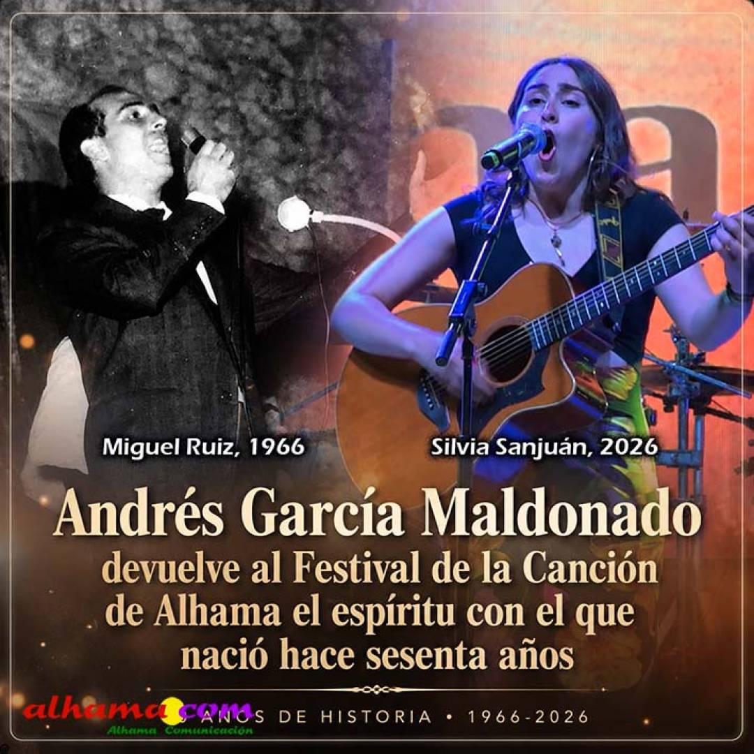 Andrés García Maldonado devuelve al Festival de la Canción de Alhama el espíritu con el que nació hace sesenta años