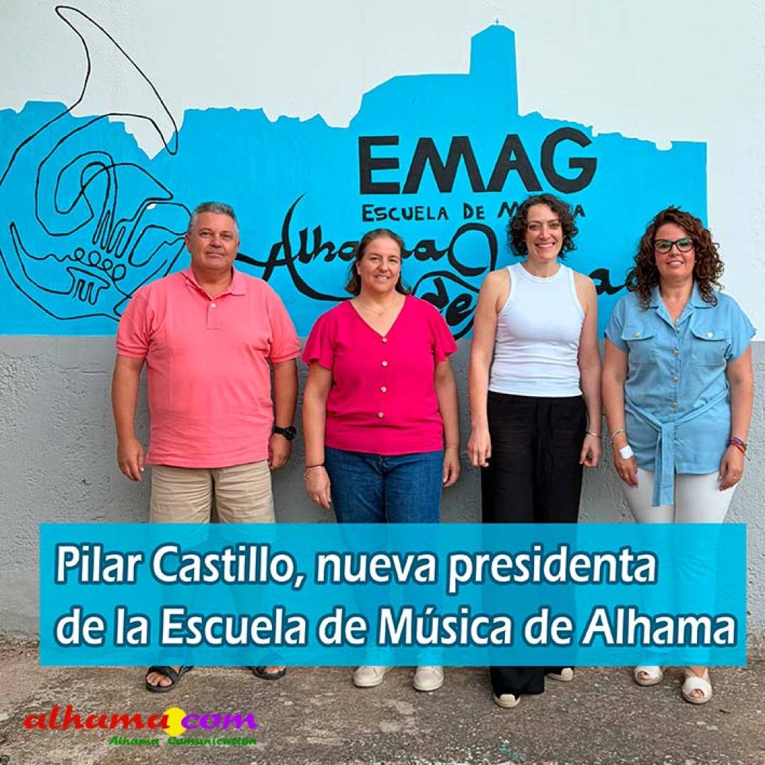 Pilar Castillo, nueva presidenta de la Escuela de Música de Alhama