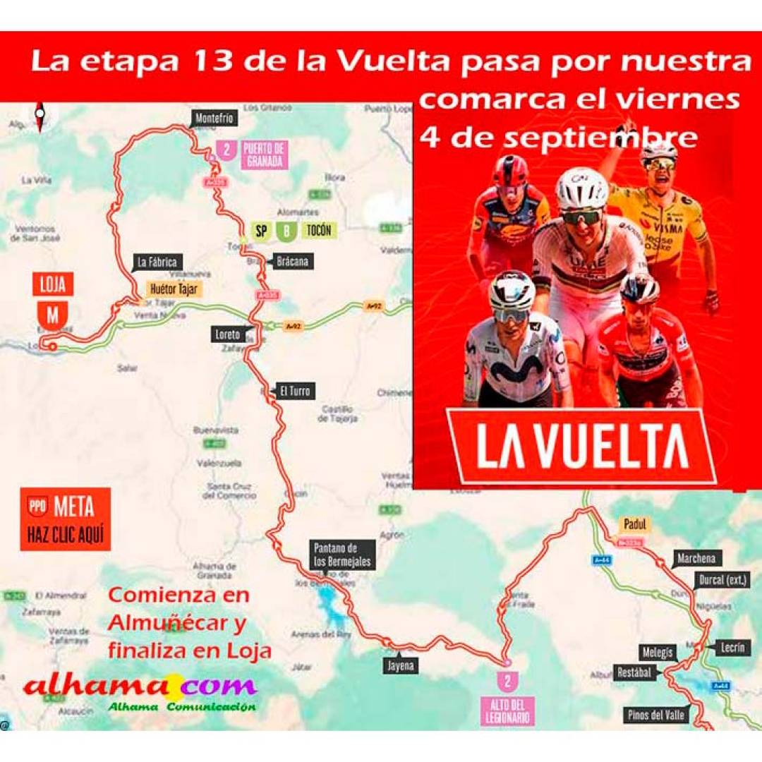 La Vuelta pone patas arriba la Comarca de Alhama: estos son los pueblos, horarios y carreteras afectadas el 4 de septiembre