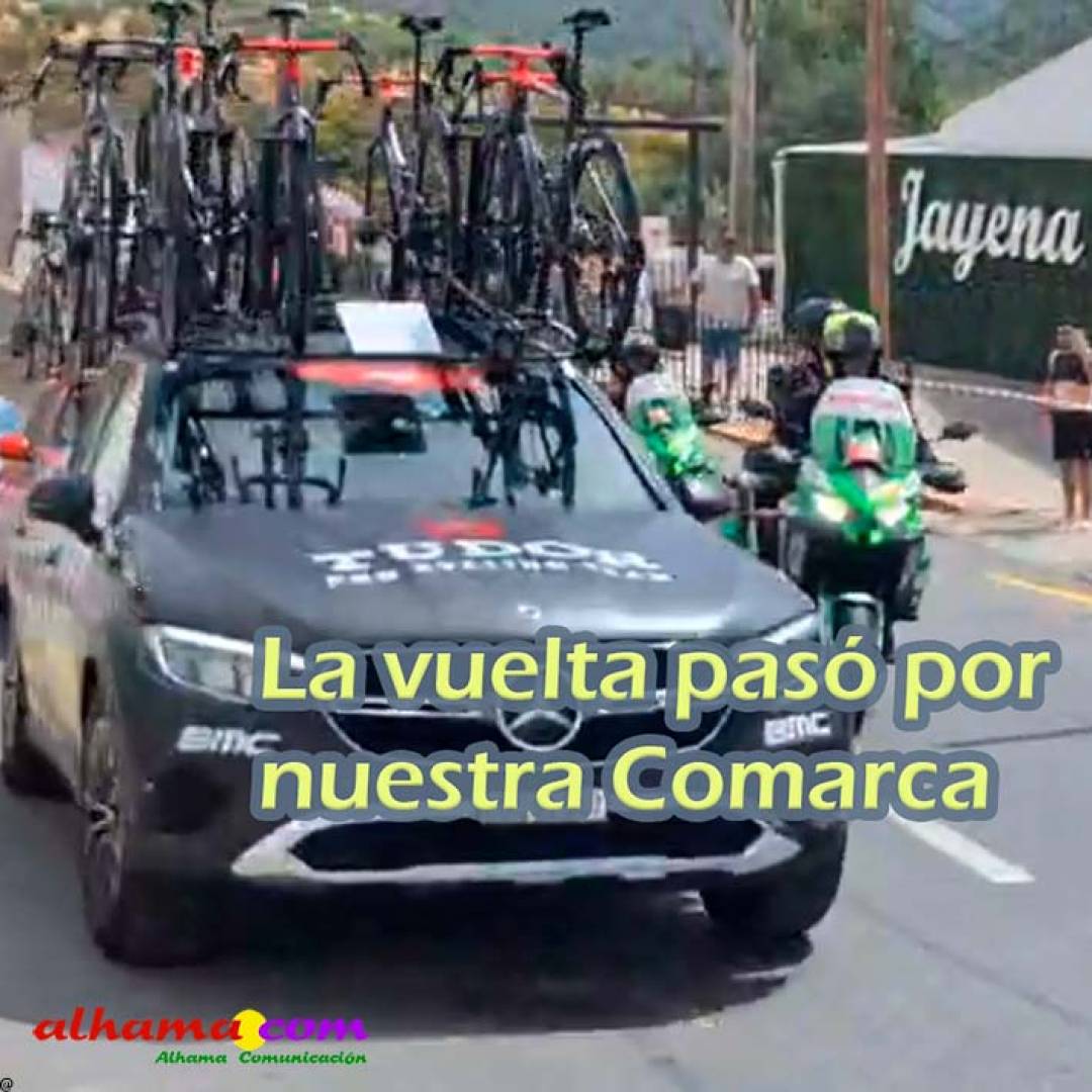 La Vuelta pone a la Comarca de Alhama en el escaparate del ciclismo internacional