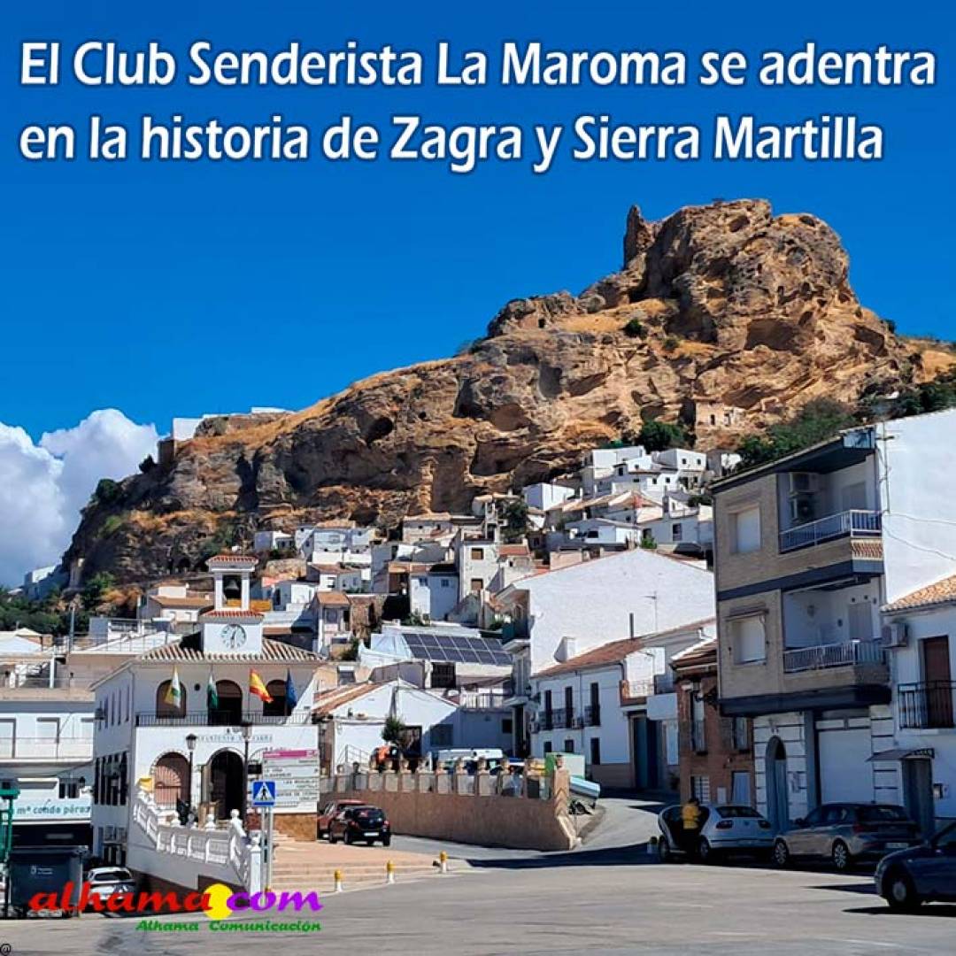 El Club Senderista La Maroma se adentra en la historia de Zagra y Sierra Martilla