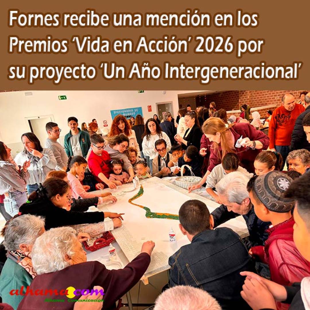Fornes recibe una mención en los Premios ‘Vida en Acción’ 2026 por su proyecto ‘Un Año Intergeneracional’
