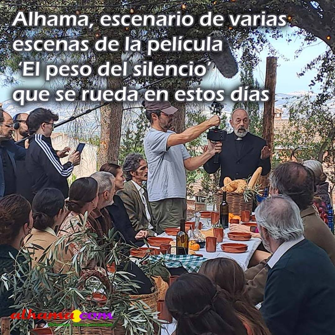 Alhama, escenario de varias secuencias de la película ‘El peso del silencio’ que se rueda en estos días