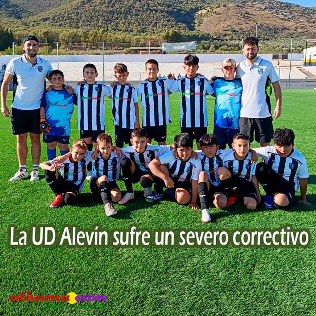 La UD Alevín sufre un severo correctivo